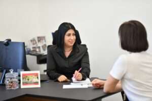 ברטה שמעוני בפגישה